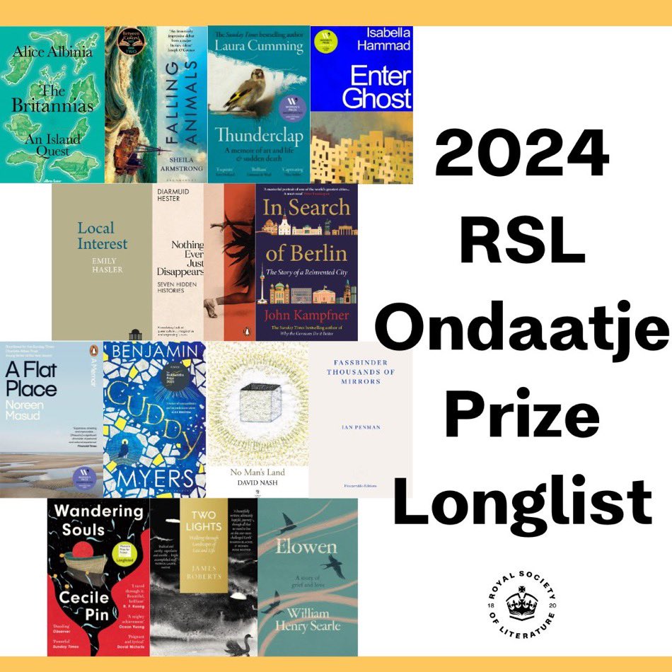 Well this is rather nice. Two Lights has been long listed for the RSL Ondaatje Prize. It’s good to be in good company. @RSLiterature @septemberbooks