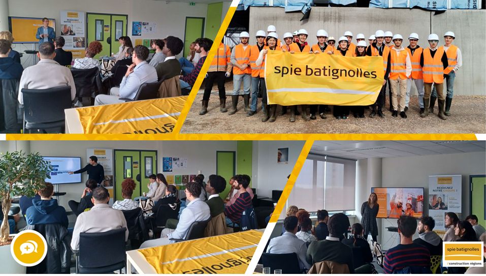 [À LA UNE] – Les étudiants de @Junia_ingenieur en immersion chez Spie batignolles !🎓 Les équipes de Spie batignolles construction régions ont eu le plaisir de recevoir le mois dernier les élèves de la promotion #Adimaker de notre partenaire @Junia_ingenieur @EcoleHEI.