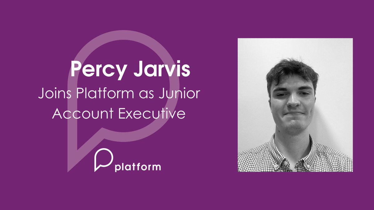 We’re thrilled to welcome Percy Jarvis as a Junior Account Executive. Percy developed a passion for PR during his undergraduate study at the University of Cambridge. In his free time, he loves following pop culture and the entertainment industry. Welcome to Platform Percy! #PR