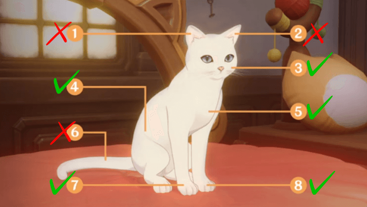 G8_Genshin's tweet photo. 🐈 Feline Fortress Furrdyssey is here! 🐈

Help out Valerina and #Rosaria in decorating Feline Homes, feeding cats, and playing to increase affection! Here's Snowball's preferred furnishings + spots, and our event guide: https://t.co/5oJEodVheu 😸

#GenshinImpact #CatEvent #Game8 https://t.co/B2SbPQdC29