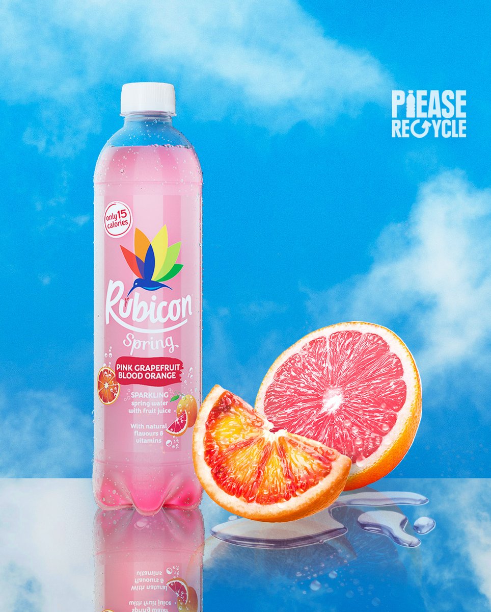 RubiconDrinksUK's tweet photo. Have you tried our NEW PINK GRAPEFRUIT & BLOOD ORANGE Rubicon Spring? 🍊
#NewDrink #Rubicon #MadeOfDifferentStuff #NewProduct https://t.co/54WDwblQsr