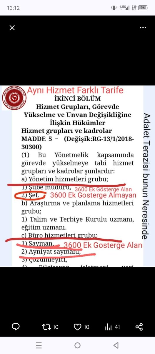 @isikhanvedat Sayın Bakanım 1. Dereceye 3600EkGösterge sözünüzün  gereğini #KamuŞefleri bekliyor. @RTErdogan @memetsimsek @akbasogluemin @Akparti @MemurSenKonf @_aliyalcin_ @HBTONBUL  @OnderKahveci @TurkesGuney