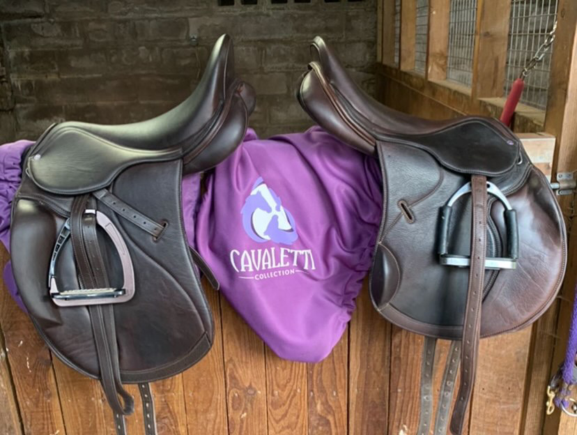 Two saddles in one picture 🤩 Our Monoflap Dressage and Monoflap Jump Saddles!! Not forgetting our Saddle Cover to protect your saddle between rides. @milliearnup_eventing . . . #horseriding #Cavaletticollection #equestrian #eventing #equestrians #horserider #showjumping ...