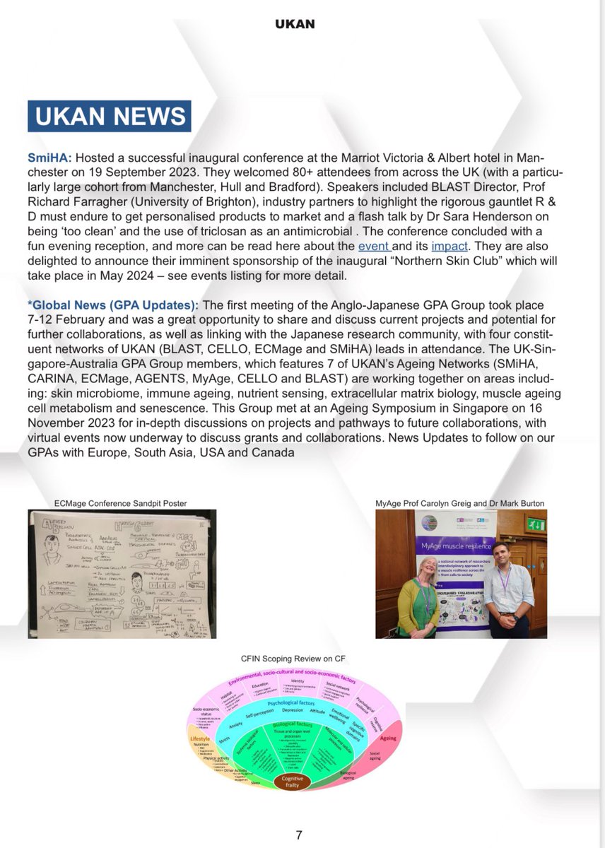 Dr Mark Burton (@drmarkburton) on Twitter photo Great to have our recent sncRNA work mentioned in the new UK Ageing Network newsletter. The UKAN of which <a href="/MyAgeNetwork/">MyAge national research network</a> is a component has been instrumental in bringing together researchers from across the UK and supporting ECRs. Great to have our recent sncRNA work mentioned in the new UK Ageing Network newsletter. The UKAN of which <a href="/MyAgeNetwork/">MyAge national research network</a> is a component has been instrumental in bringing together researchers from across the UK and supporting ECRs.