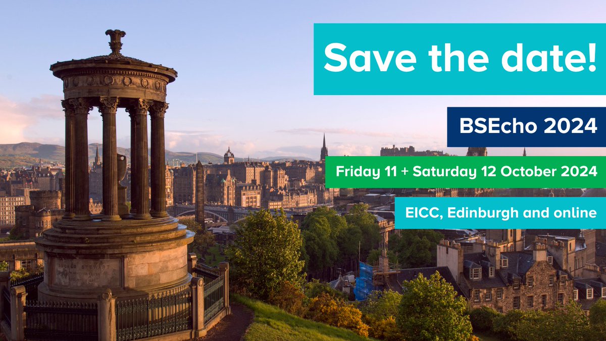 🚨SAVE THE DATE🚨 💚 BSEcho 2024 📅 Friday 11 + Saturday 12 October 2024 🎥 Hybrid event 📜 Up to 10 BSE points More information coming soon - watch this space!