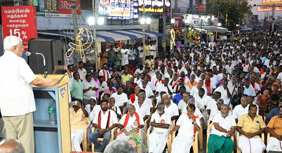 Speaking at an election rally in Oddanchatram, a part of Dindigul Lok Sabha constituency, seeking votes for CPI(M) candidate comrade R Sachidanandam, CPI(M) Polit Bureau member comrade Prakash Karat said that the corporate groups close to BJP were set to take over the agriculture…