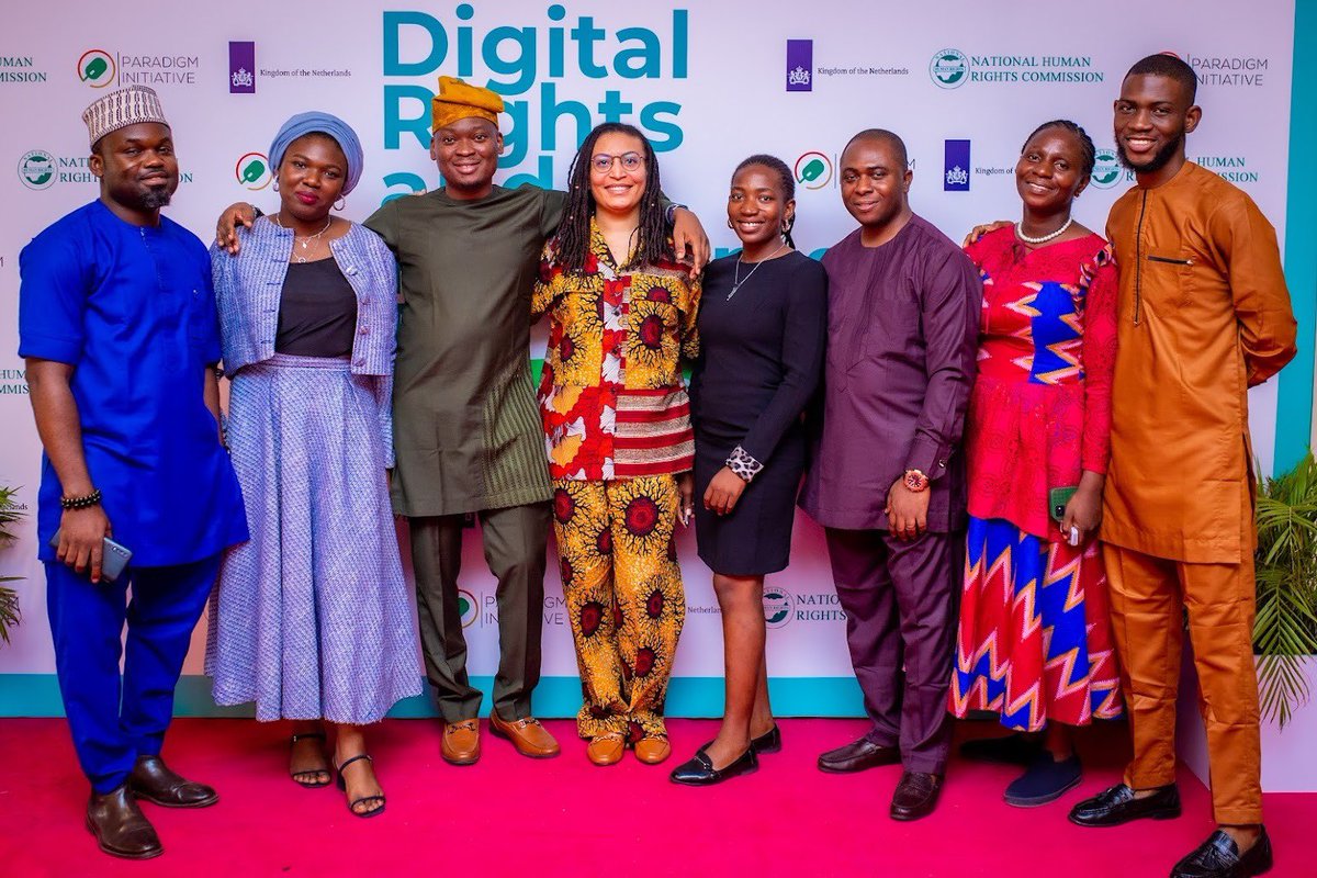 The ever-changing digital landscape requires robust legislation for fair access & engagement. Happy to partner with @ParadigmHQ who hosted the Digital Policy series, uniting stakeholders to review legislation & enhance digital rights protection in Nigeria🤝 🇳🇬🇳🇱 #NLinNigeria