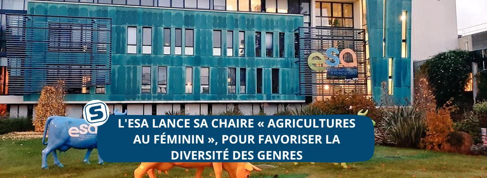 📚@Groupe_ESA  lance sa chaire « Agricultures au féminin », pour favoriser la diversité des genres. Plus d'infos ici👉urlz.fr/qba2
<a href="/ReneSiret/">René SIRET</a> <a href="/Mygermain/">Myriam GERMAIN</a> <a href="/NicoCIVS/">Nicolas Brouté</a>