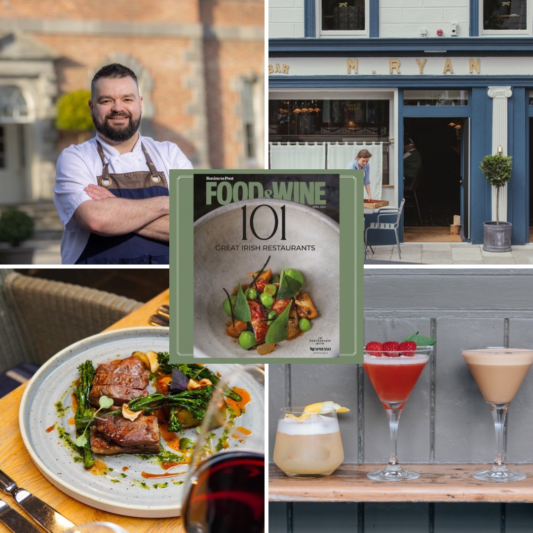 Delighted to have both The Bishop’s Buttery and <a href="/MikeyRyans/">Mikey Ryan's</a> featured in <a href="/businessposthq/">Business Post</a> 101 Great Irish Restaurants. 🙏🏻 A special thanks to <a href="/gnelis/">Gillian Nelis</a> <a href="/flavourIE/">Kate Ryan - Flavour.ie</a> and @JordanMooney_ for your selection and to our guests and patrons for your constant support ❤️ businesspost.ie/food-and-wine/…