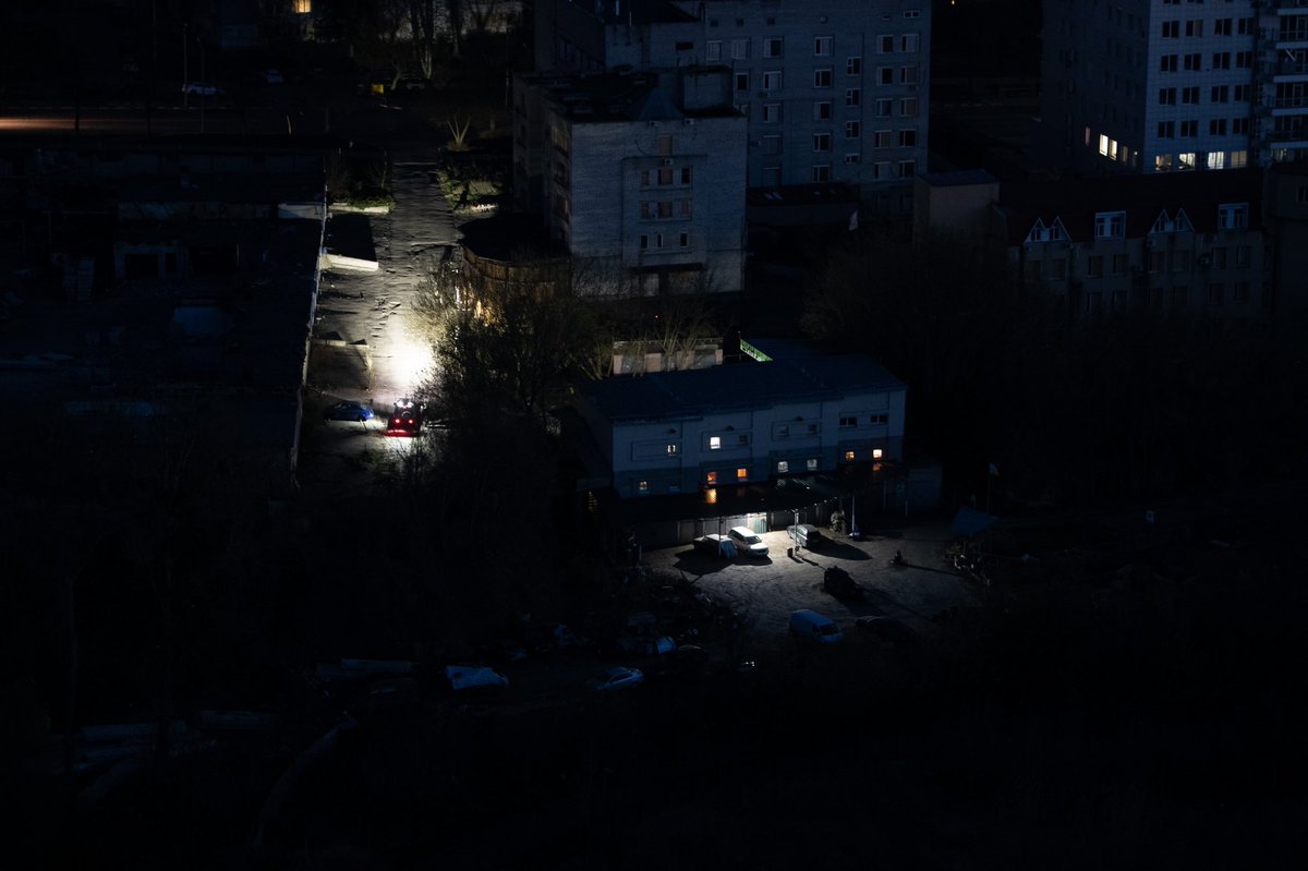 Blackout in Kharkiv #blackout #kharkiv #war #ukraine #electricity