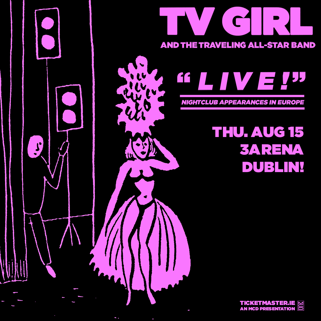 ✨Just Announced!✨ California-based, indie pop group @tvgirlz are coming to #3Arena on Thursday, 15 August 2024. 🎫 Three+ Presale kicks off tomorrow, Tuesday at 10am 🎟️ General sale begins Thursday at 10am