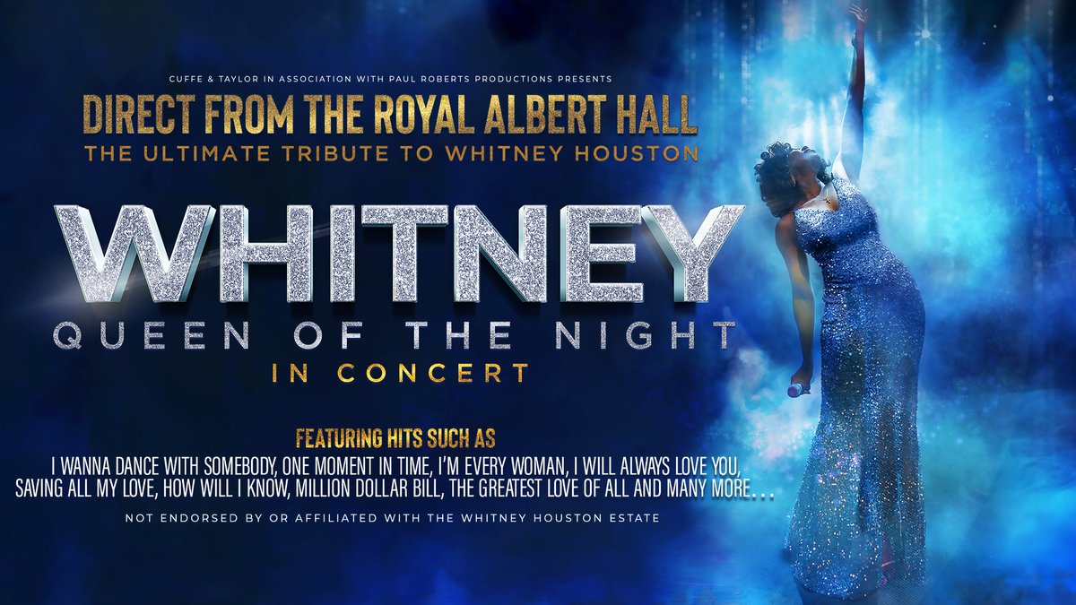 Tickets now on sale for Whitney - Queen Of The Night! 🎟️ Join us for an unmissable evening filled with live music, captivating choreography, and powerful vocals, as we pay homage to the one and only Whitney Houston 😍 Get your tickets here 👉 bit.ly/3U4pCOr