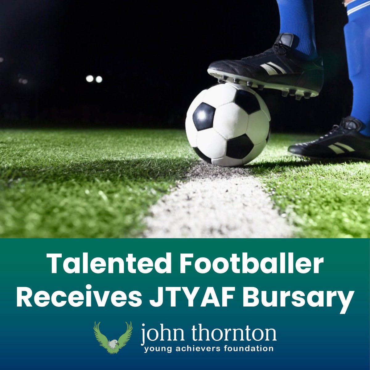 The JTYAF is delighted to support a talented young football player who has recently secured a 2-year scholarship at Pro Direct ⚽ buff.ly/3VC0oZb #football #charity #JTYAF #Dorset