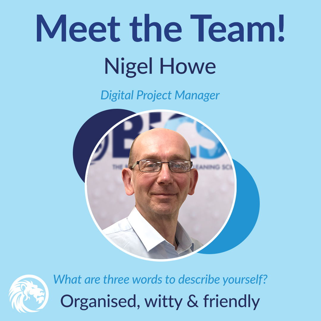 Meet the team! 🤝 Three words used to describe Nigel would be organised, witty, friendly! Read Nigel's bio on our website here to find out a little more about him 📄 ow.ly/2VVp50QVoUq #BeMoreBICSc #MeetTheTeam