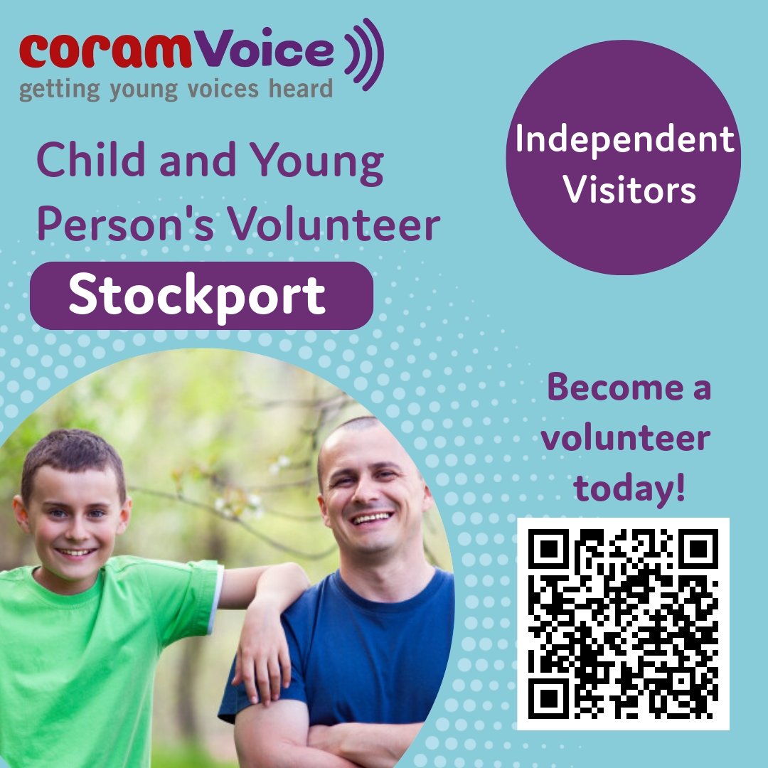 Looking to make a difference in a young person's life?🙌 🗺️We are looking for Independent Visitors in Stockport. Find out more: 🔗jobs.coram.org.uk/vacancy-detail…