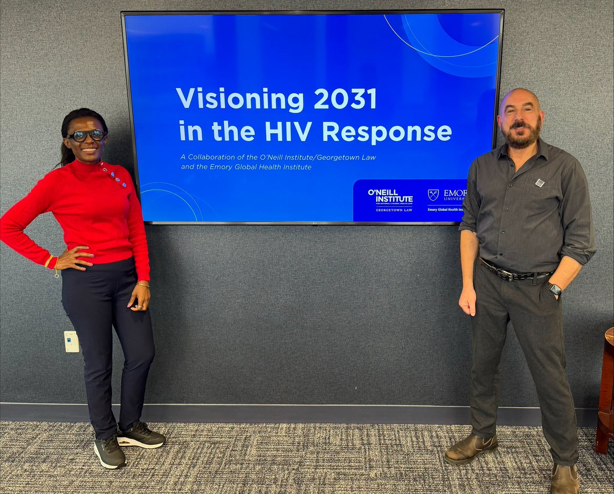 Our ED @edwinjbernard recently joined @gnpplus co-ED @floriako in Washington DC to envision the HIV response in 2031 alongside brilliant US HIV policy leaders at a meeting convened by @EmoryUniversity & @oneillinstitute + supported by @ETAForg @broadwaycares & @GileadSciences