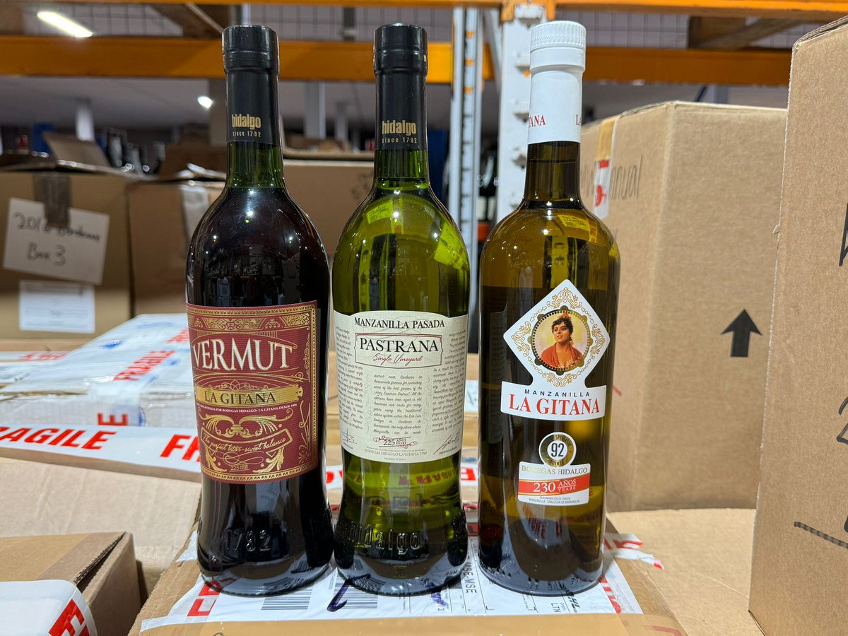 It's just over 2 weeks until #thebft2024 and we're busy mnaking sure all the wines have arrived safely. We've just unpacked 3 wonderful but contrasting sets of flavours from @BodegasLaGitana Have you registered to join us yet? Register now at bft2024.eventbrite.co.uk/?aff=Twitter