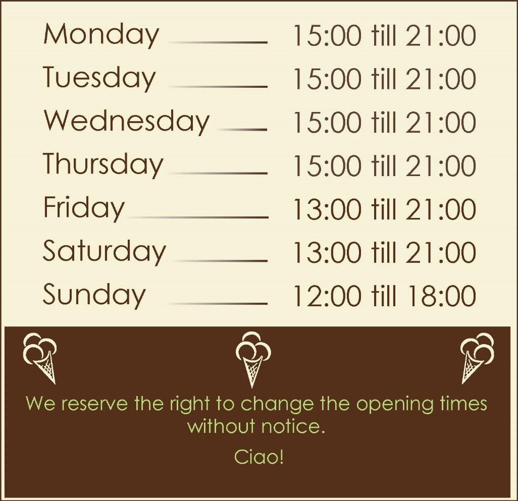 🕰️ 𝗤𝘂𝗲𝗲𝗻'𝘀 𝗥𝗼𝗮𝗱 𝗼𝗽𝗲𝗻𝗶𝗻𝗴 𝗵𝗼𝘂𝗿𝘀 🕰️ Our Clarendon Park gelateria is now open 7 days a week, while St Martin's is closed for refurbishment. Here are the new hours...