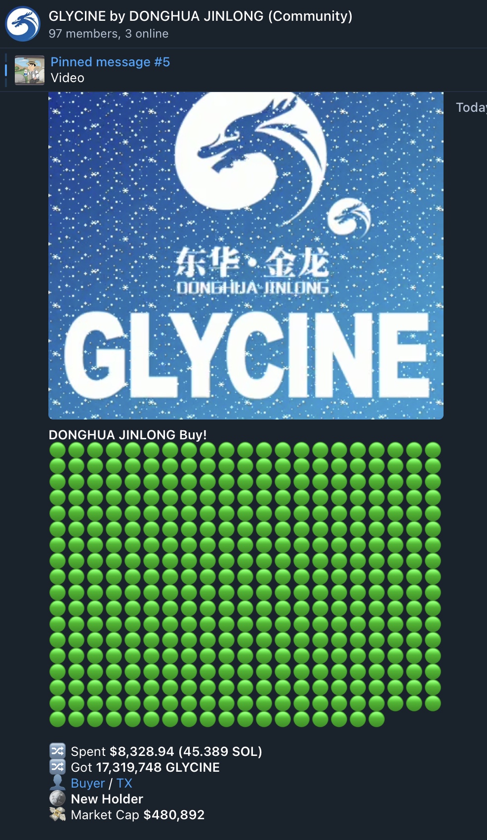 GLYCINE DONGHUA JINLONG Community on X BIG MAN WITH STRONG FORTUNE ONE BUY LIFETIME SUPPLY GLYCINE https t bYXjVZUrQr X