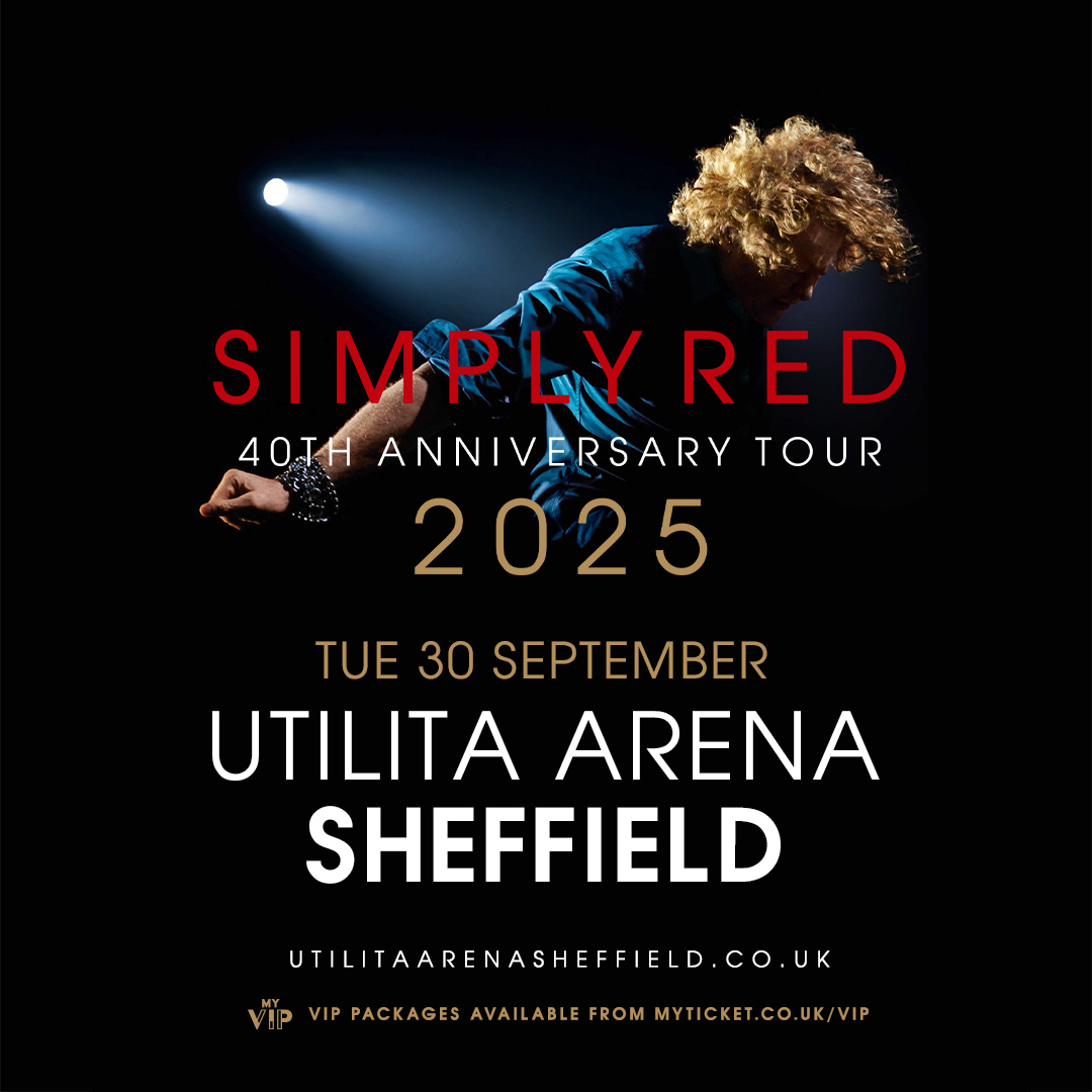 NEW SHOW 🌟 @SimplyRedHQ ❤️ 40th Anniversary 📅Tuesday 30 September 2025 🎫 Tickets go on sale Friday 12th April at 10am! 🔗zurl.co/MMPH