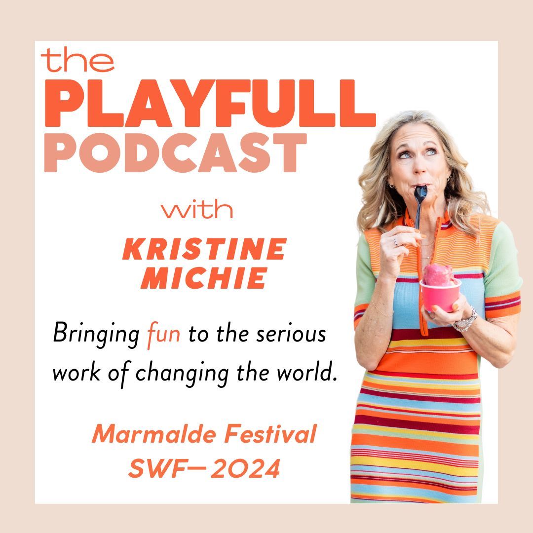 PlayFull Podcast goes live at the festival! Join Taddy Blecher (Founder @MI_SouthAfrica), Sharyanne McSwain (COO, @echoinggreen), Shauna Carey (CEO @ideo) & Emma Belcher (CEO @plough_shares) for a talk on using play to build resilience for vital work. buff.ly/49sDmqA