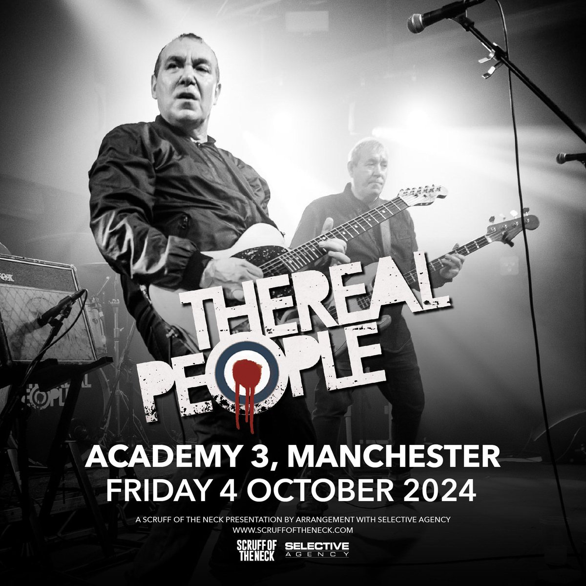 🎯 NEW SHOW: @RealPeopleband 📆 Friday 4th October 2024 // Manchester Academy 3 🎫 TICKETS ON SALE Friday 10am via manchesteracademy.net