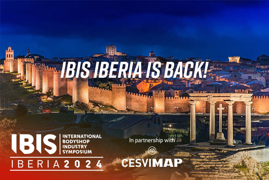 Ever wondered how collaboration can transform the Iberian collision repair sector? 🤔 Discover it at #IBISIberia2024 which will be held in Avila, Spain on 23-24 Sept. 🇪🇸 Join us at Lienzo Norte for an event that promises to be a beacon for the Iberian collision repair industry.💡