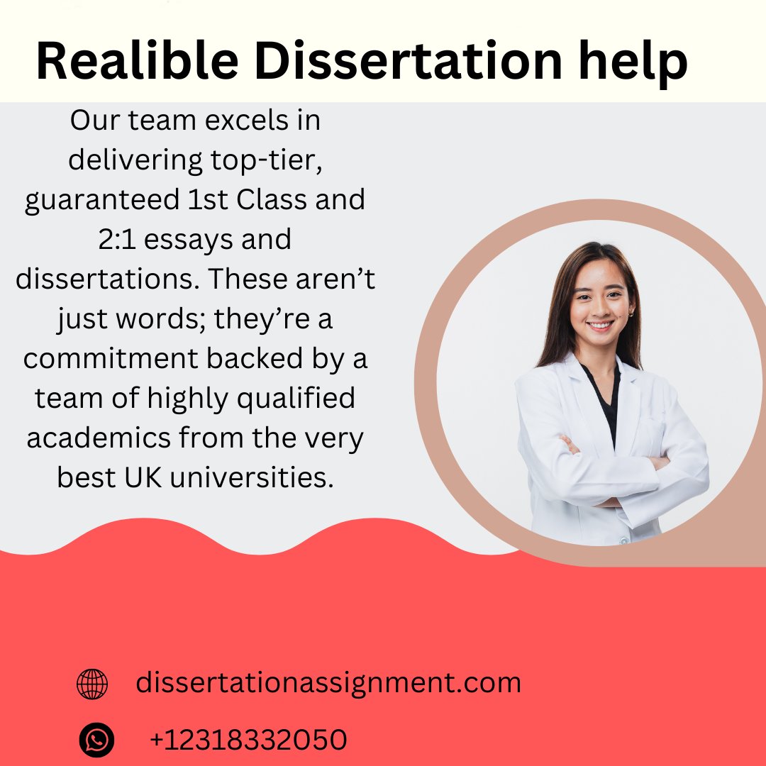 Payessaywriting's tweet image. Struggling to Find The Dissertation Writing Services? Here We Are
#DissertationServices
#DissertationWriting 
#Dissertationassignment
#DissertationWritinServices
#Dissertation
WhatsApp link:wa.link/870dwd
Order Now:dissertationassignment.com