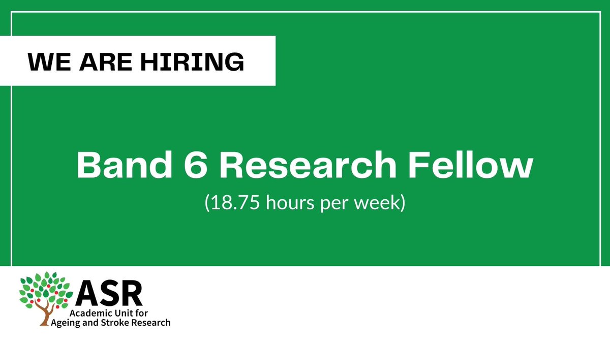 We are seeking to recruit an enthusiastic, highly organised and motivated Research Fellow to undertake a new project which aims to build capacity in social care to support the wellbeing of older people. To find out more and apply visit: tinyurl.com/544k4w3f