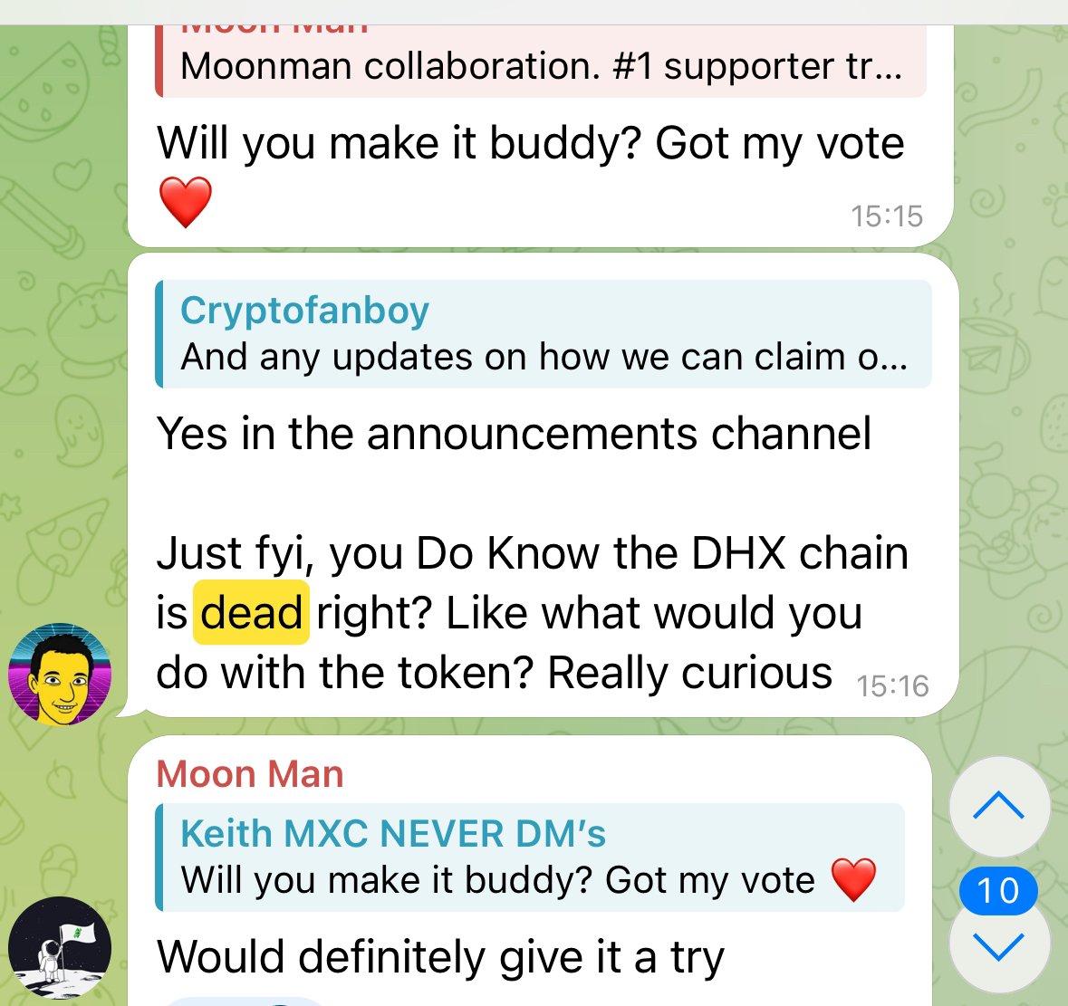 wopdiddly's tweet photo. Around one year ago (almost exactly) #mxc who now call themselves $moonchain to try and avoid their shitty rep told us all to buy #dhx and stake it on #dot. They even churned out video instructions on how to do it 

I was stupid to invest £10k which I got up to £18k

Continued... https://t.co/EO8LucMbga
