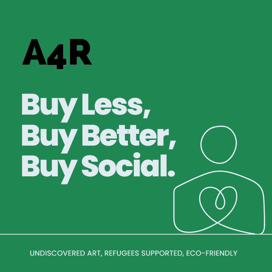 Buy Less, Buy Better, Buy Social. Join us and change lives 👇 arts4refugees.substack.com #arts4refugees #ecoshopping #ethicalshopping #socialshopping #SubscribeNow