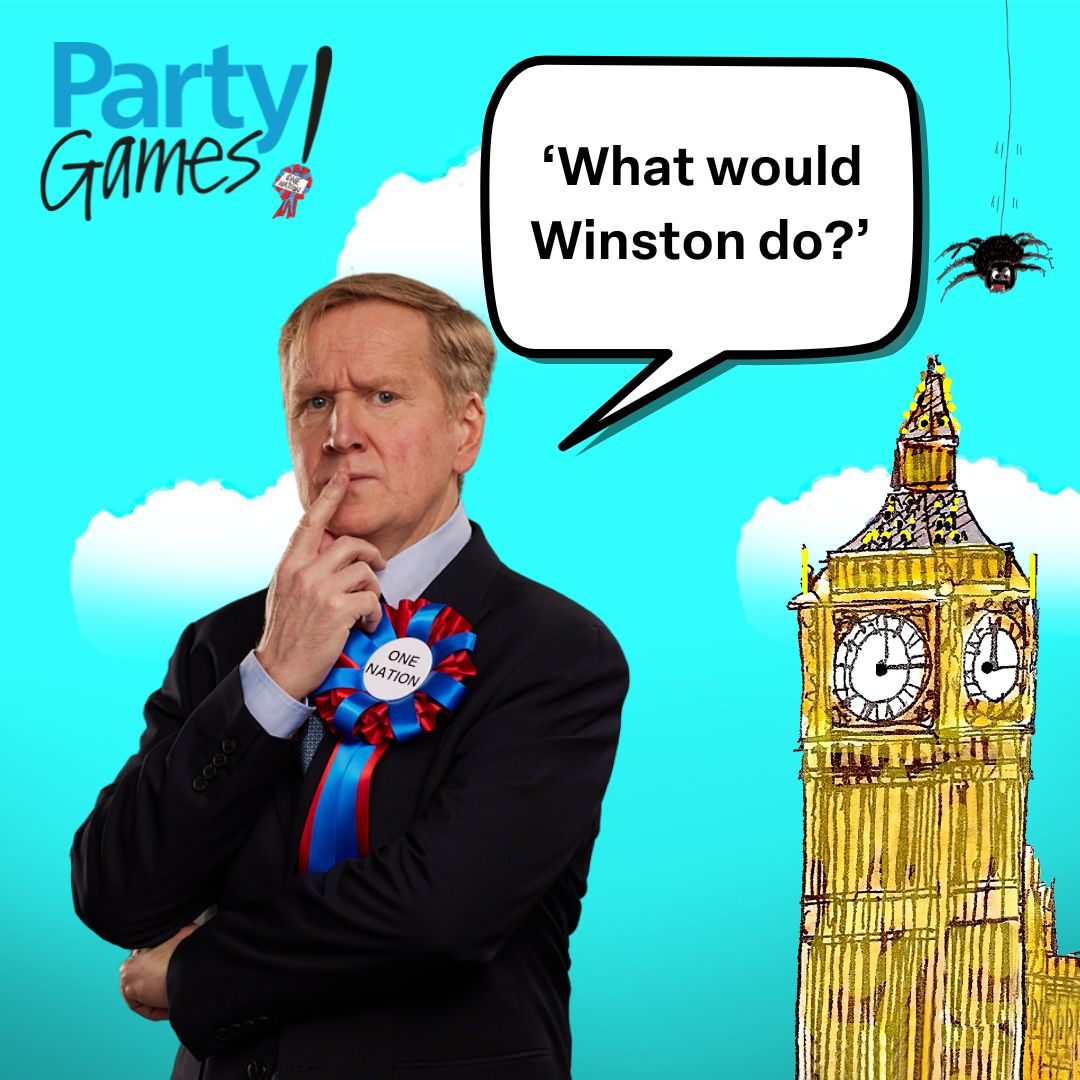 'What would Winston do?' Don't miss #PartyGames, a hilarious #political #comedy starring @MatthewCottle7. Premieres @YvonneArnaud from 2-11 May before touring to: @TheatreWindsor @New_Theatre @camartstheatre @wtmworthing @TheatreRBath @MalvernTheatres yvonne-arnaud.co.uk/whats-on/party…