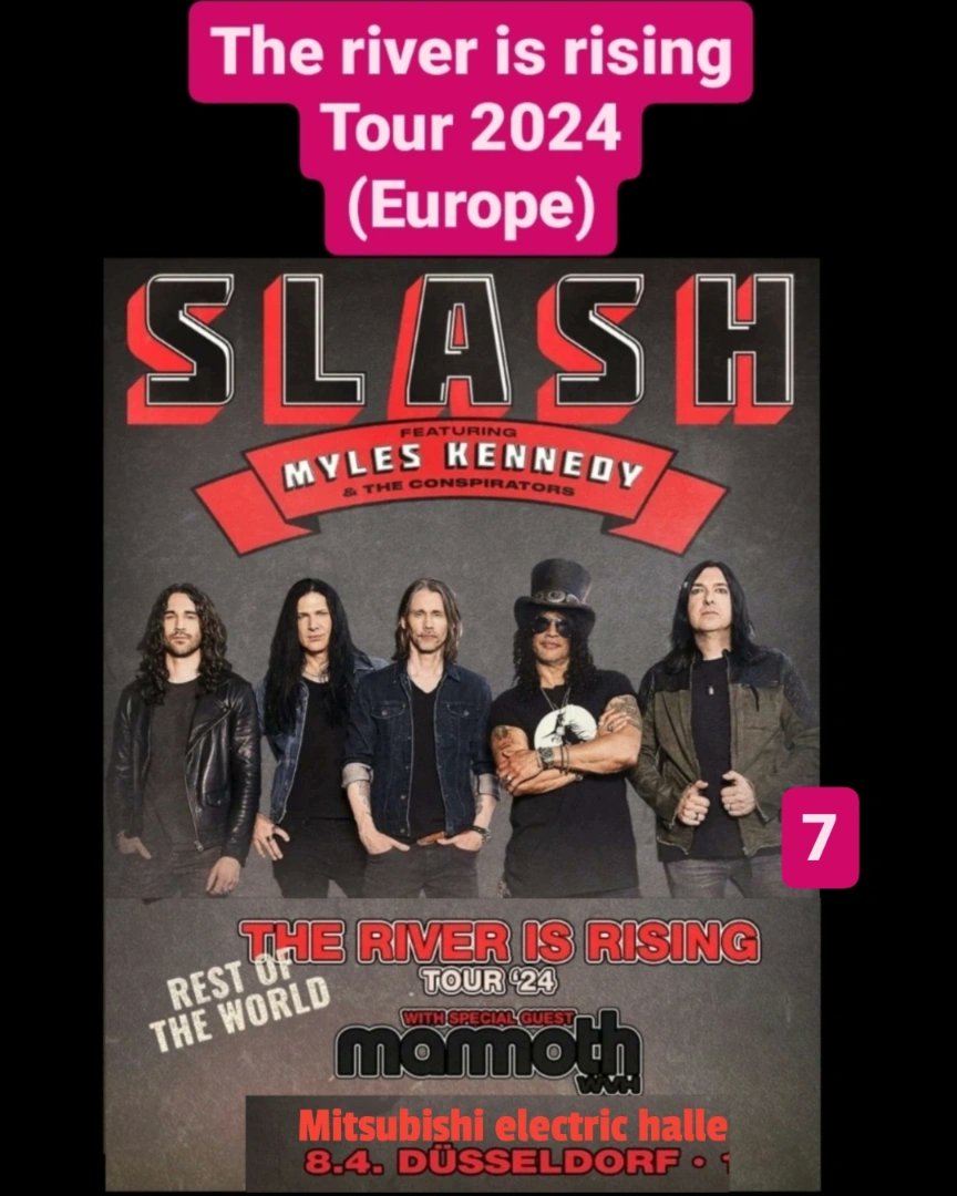#slash #smkc #theriverisrisingtour2024 
- Europe show 7 - #theriverisrisingrestoftheworld #MEH_dus #mitsubishielectrichalle #Dusseldorf #DE