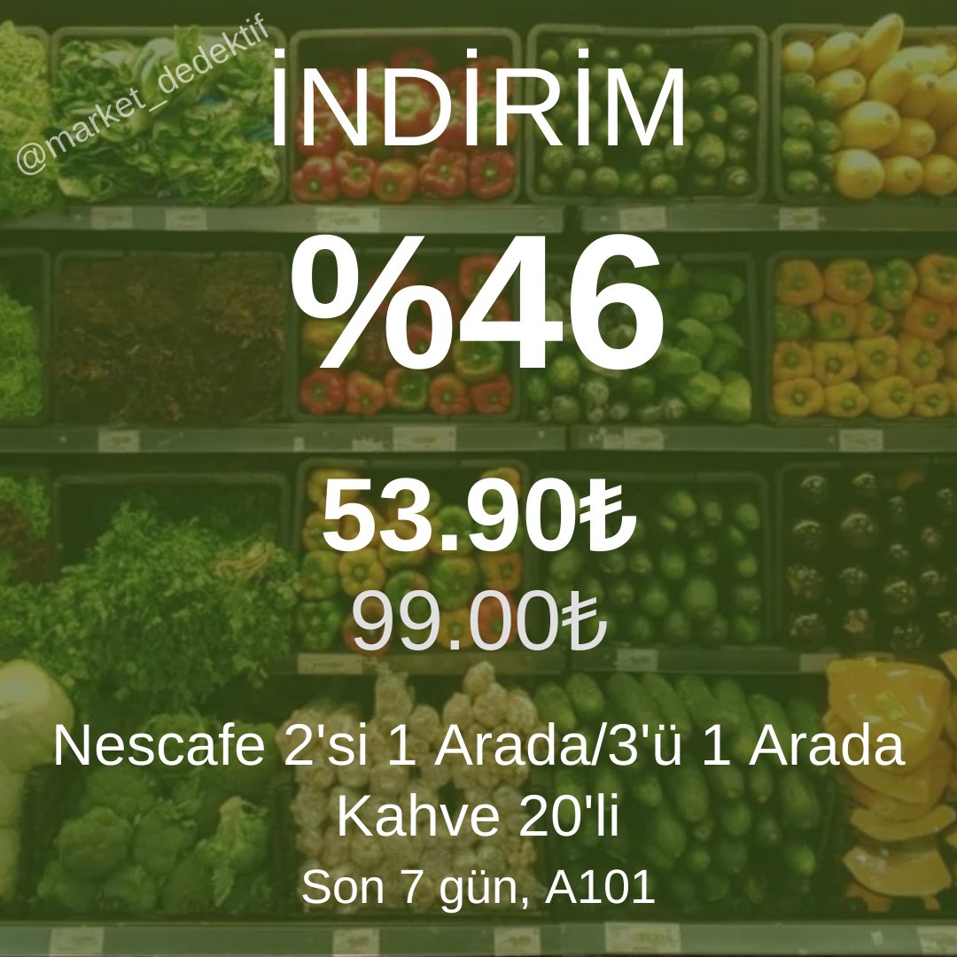market_dedektif's tweet image. 🔥 İndirim Alarmı 🔥
✅1 Nisan - 7 Nisan arası en çok indirime giren ürünler✅
#GSvFB #Rezil #UzmanCavus #indirim