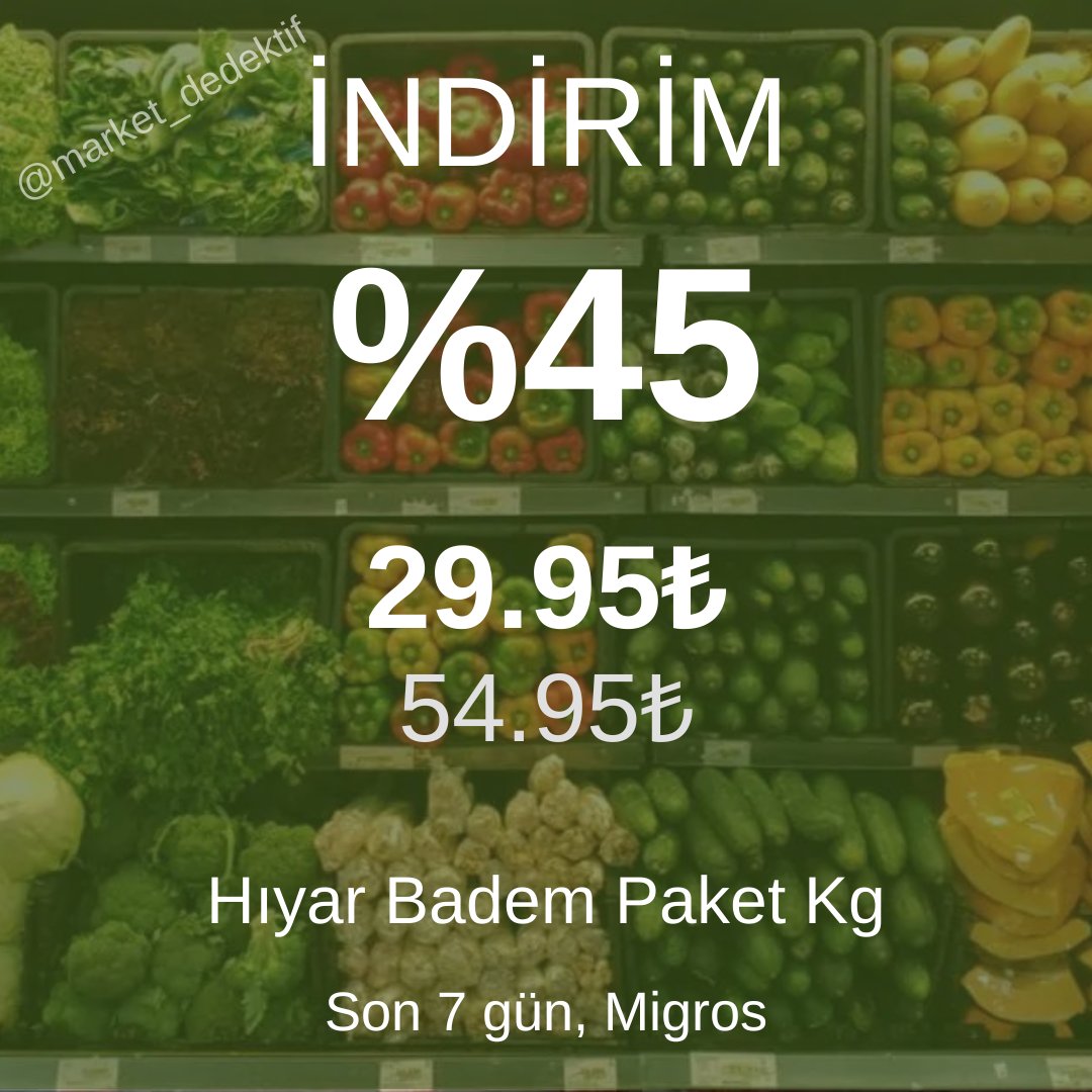 market_dedektif's tweet image. 🔥 İndirim Alarmı 🔥
✅1 Nisan - 7 Nisan arası en çok indirime giren ürünler✅
#GSvFB #Rezil #UzmanCavus #indirim