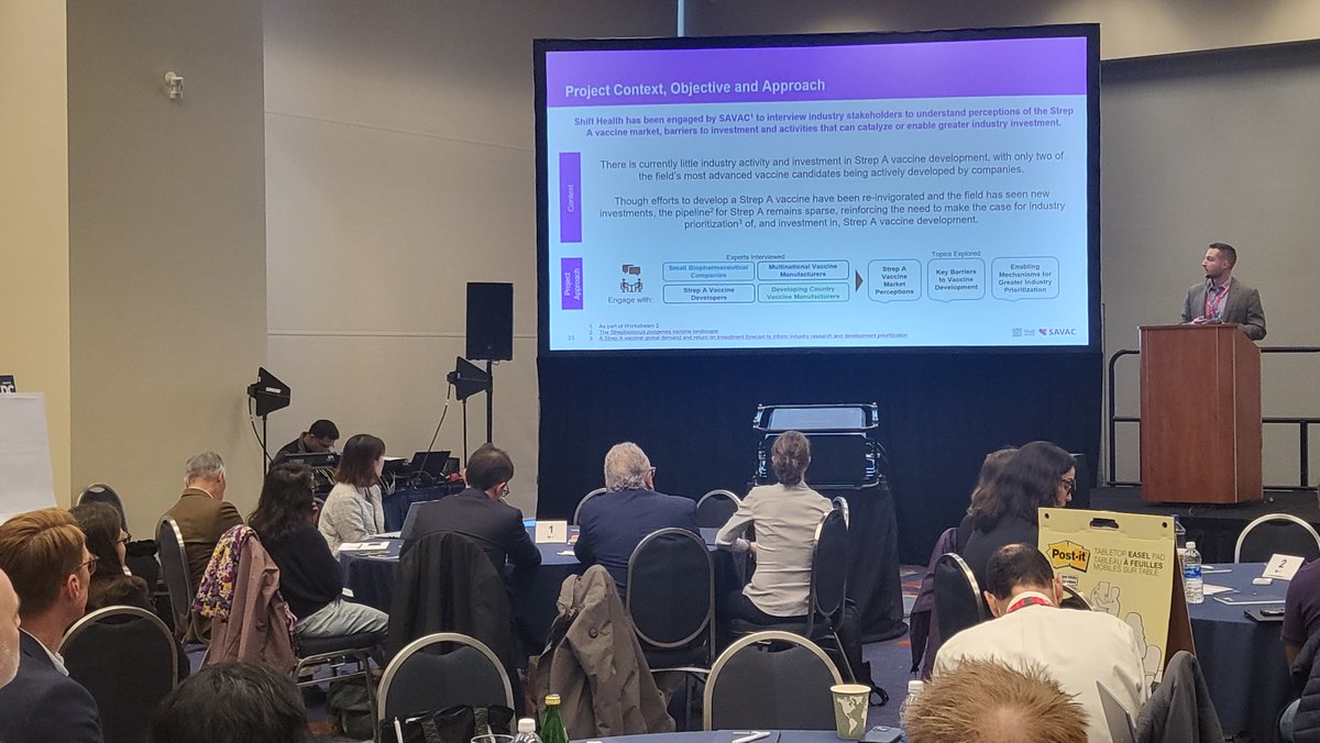 With #StrepA vaccine candidates entering the clinic, now is the time to critically engage industry partners At @vaccinenation, Strep A Vaccine Global Consortium (#SAVAC) held a forum to help navigate barriers to investment in Strep A vaccines and how to enable next steps