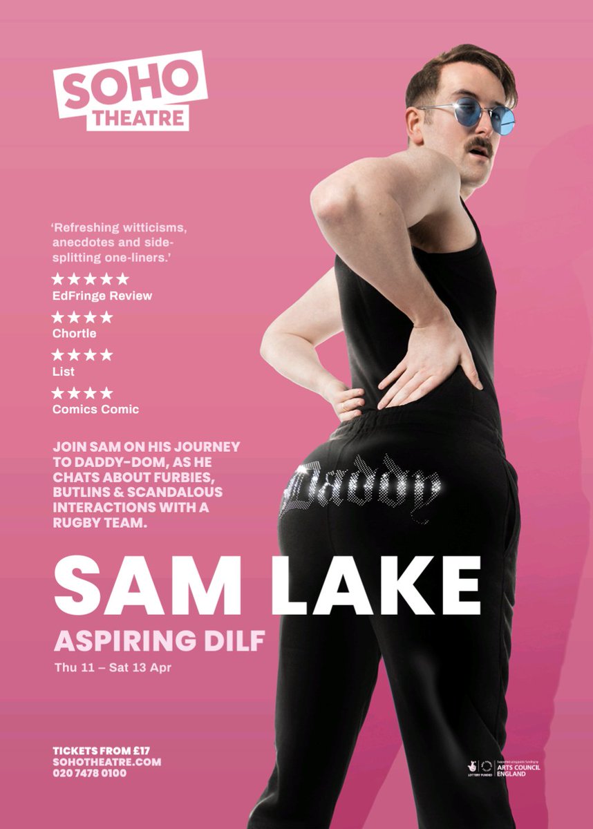 Can't believe my tour is finishing this week with a DREAM three night run @sohotheatre Probably the last time I'll do this show, would love to see you there! Tickets: sohotheatre.com/events/sam-lak…