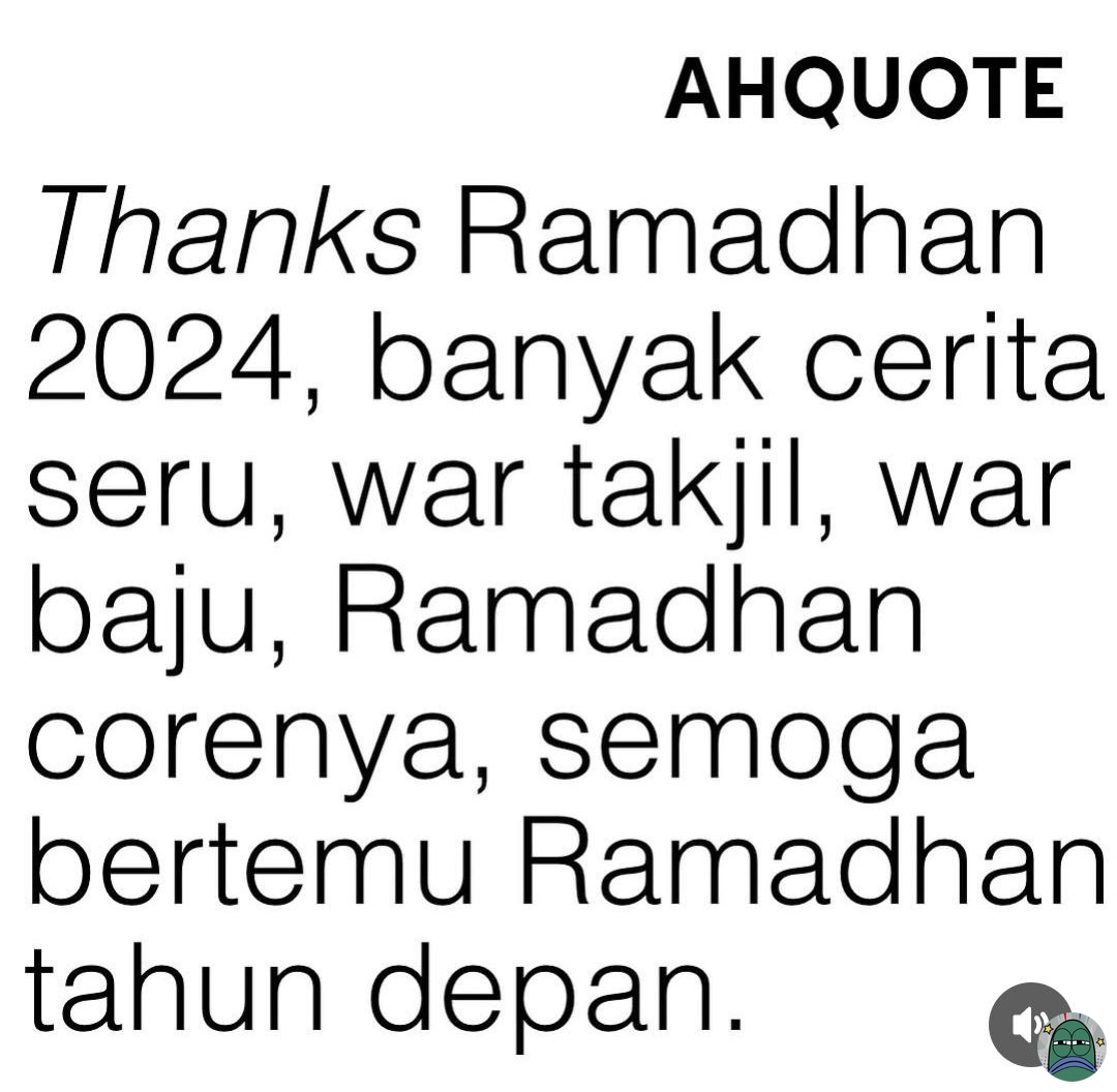 💚 Kalian sadar gak sih Ramadhan tahun ini singkat banget 😔