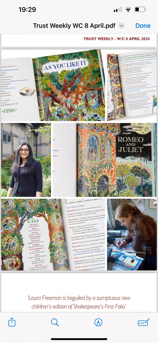 Our very own Dr Anjna Chouhan @ShakespearesPa2 @warkslibraries has launched the #childrensfolio with @WalkerBooksUK. On sale via @ShakespeareBT @shopshakespeare. What a great publication to coincide #shakespeare400.