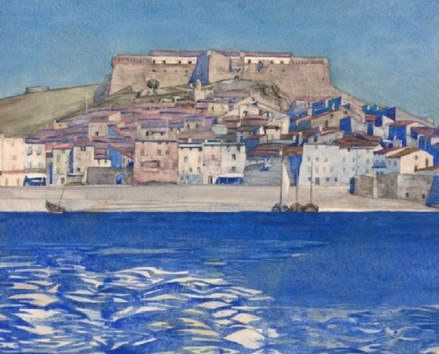 Charles Rennie Mackintosh painted this picture of Collioure in 1924 when he and his wife Margaret were living on the Catalan coast; she wrote to friends that the small fishing village was: 'one of the most wonderful places we have ever seen.' It was already an artists' colony,…