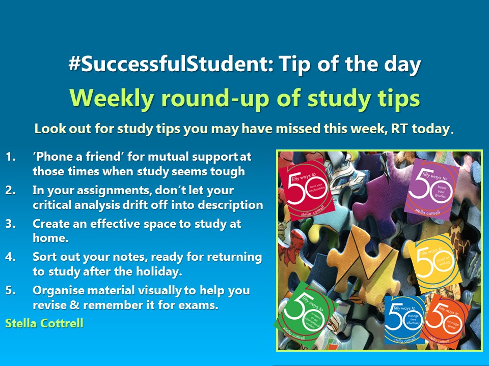 #SuccessfulStudent Look out for this week's study tips, RT today #Students #student #study #studying @BloomsburyStudy #studentlife #studygram #studentsuccess #CriticalThinking #college #collegelife #exams #amlearning #studyplus #University #unilife #uni