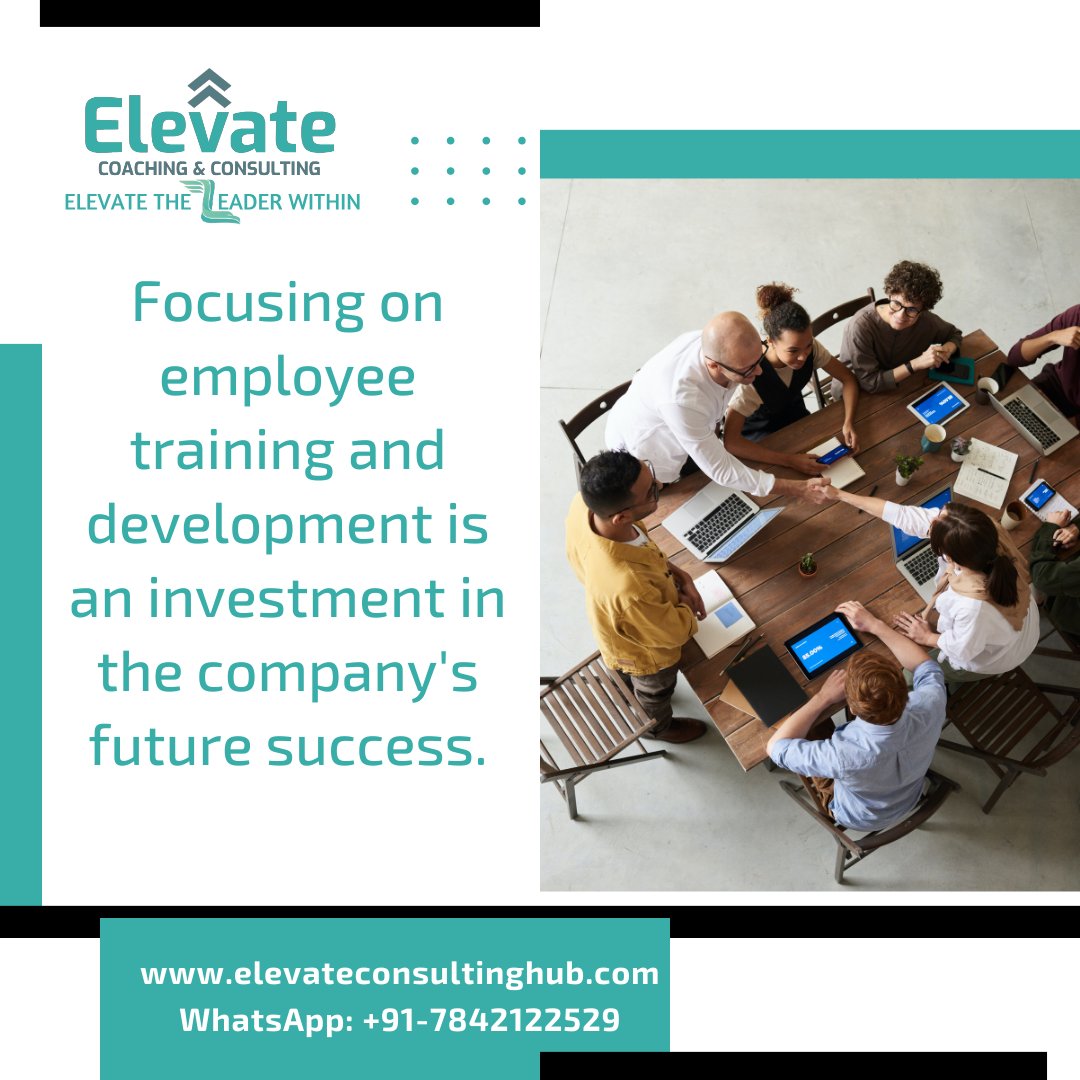 Succeed by focusing on employee training and development. It's an investment you won't regret!

#employeewellness #employeebenefits #employeeappreciation #InvestmentStrategy #elevateconsultinghub #elevateyourself #ShaziaParveen