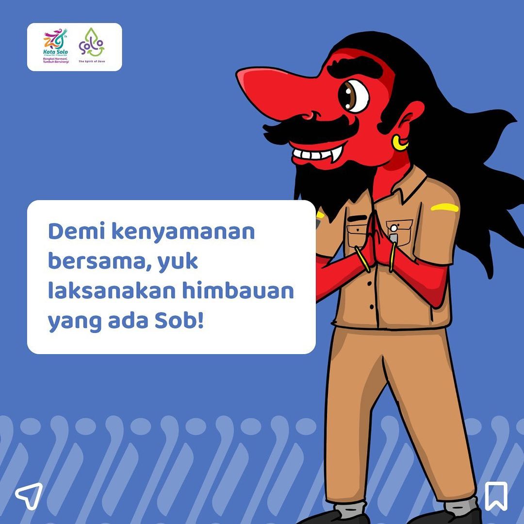 Hallo Sob! Guna menyambut semarak Idulfitri di Kota Solo tercinta ini, ada sedikit himbauan bagi kawan-kawan PKL nih Sob. Yuk simak himbauannya agar tetap saling nyaman sambut libur Lebaran. #kotasolo