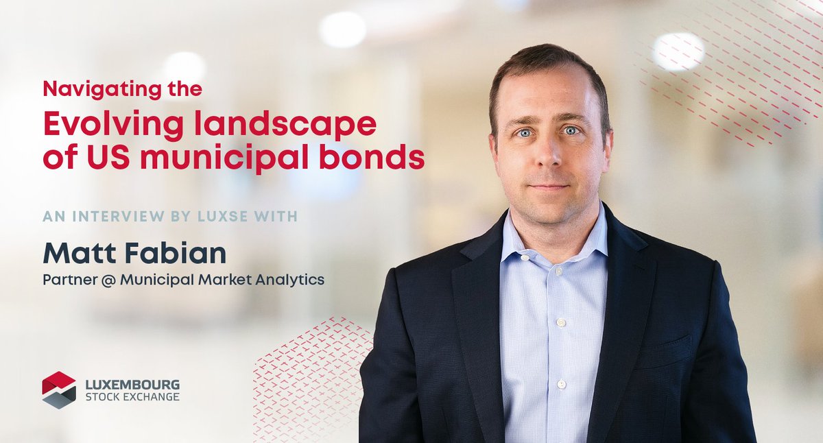 What do you know about the current landscape of the US municipal bond market? We recently sat down with Matt Fabian, Partner at @Muni_Mkt_Anlyt, an independent research & consulting group to get his insights. Read the interview 👇 luxse.com/blog/Market-In…