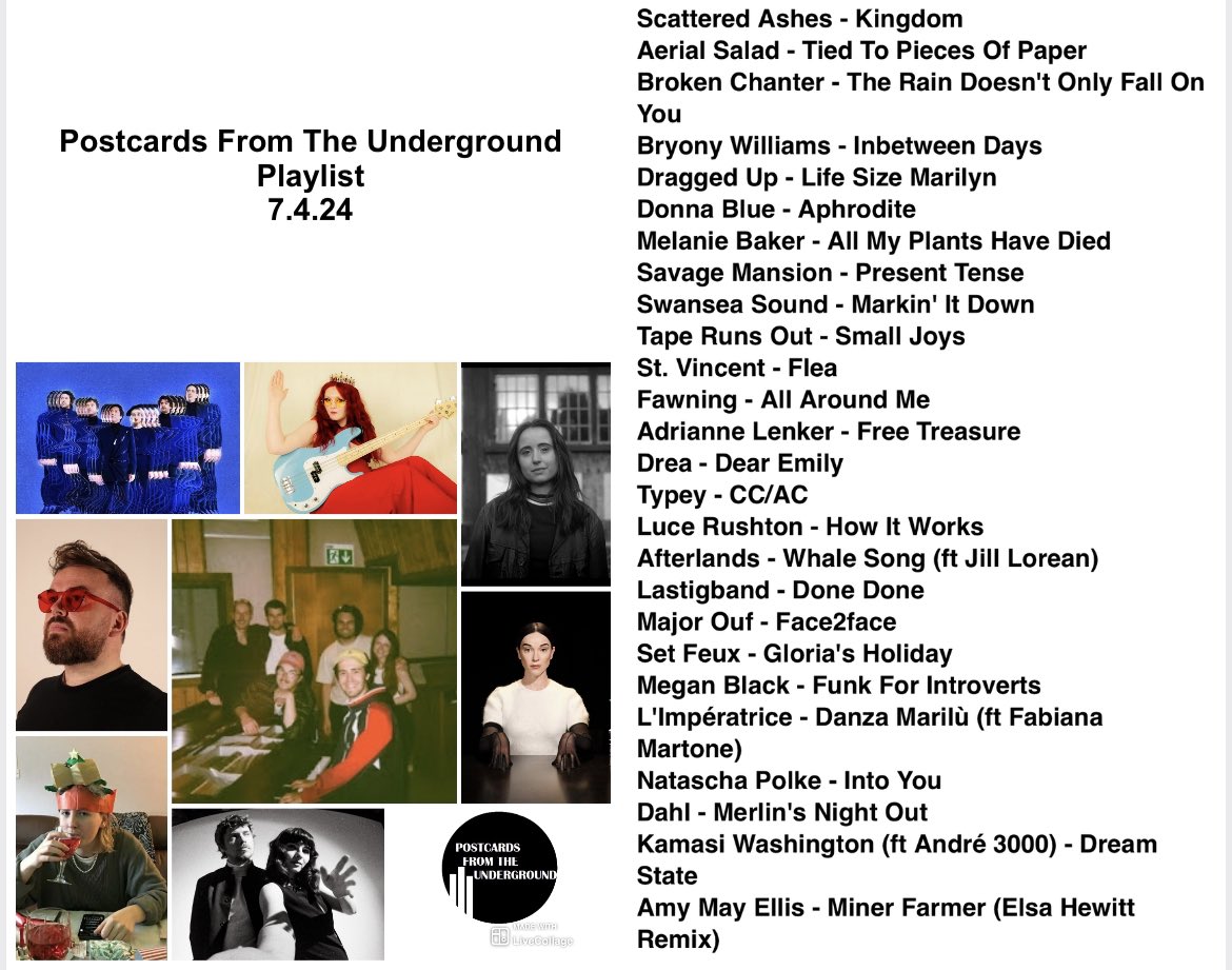 Latest PFTU at mixcloud.com/PFTU/pftu-74/ Ft @SCATTEREDASHES1 @AerialSalad @bryonywmusic @bluedonnablue @melaniebaker @_savagemansion @SoundSwansea @taperunsout @st_vincent @typeyey @lucerushtonnn @afterlandsmusic @BandLastig @meganblackmusic @Imperatrice__ @amymayellisAME ❤️❤️❤️