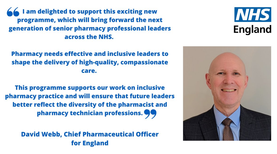 One week left to apply for Cohort 6 of the Chief Pharmaceutical Officer's Pharmacy leaders development programme. Open to #pharmacists and #pharmacytechnicians in all sectors. Deadline for applications, midday Monday 15th April. Apply online at cppe.ac.uk/skills/pharmac…