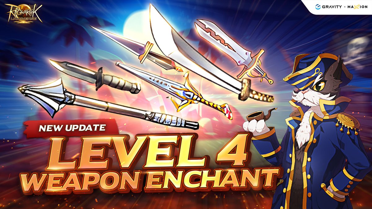 🔥 A good weapon is one that's strong! Unlock the newest feature to elevate your weapons with Class Coins enchantment. For more details Click :news.landverse.maxion.gg/2024/04/08/rag… . 💙at #RagnarokLandverse on PC! ☛ landverse.maxion.gg/download2 . #RagnarokOnline #Web3Gaming #PCMMORPG