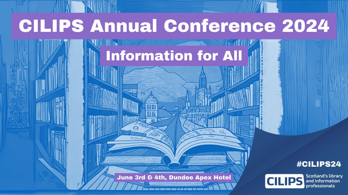 🚨Earlybird for #CILIPS24, the largest gathering of Library and Info professionals in Scotland, closes this friday the 19th! 🚨 🐦

Join us on the 3rd and 4th of June in Dundee! 

Click here to see more: cilips.org.uk/cilips24