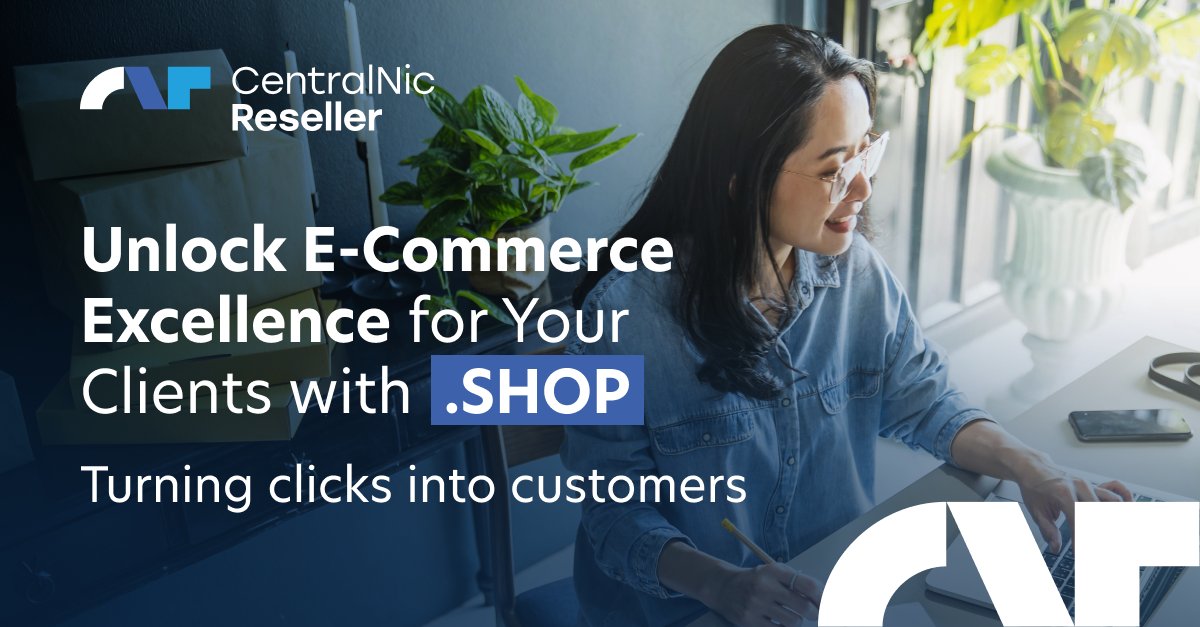 🚀 Elevate e-commerce with .shop! Perfect for resellers aiming to offer clients standout online stores. Unlock global recognition, SEO perks, and memorable branding. Head over to eu1.hubs.ly/H08pz7R0 #EcommerceSuccess #DomainReselling #ShopNow