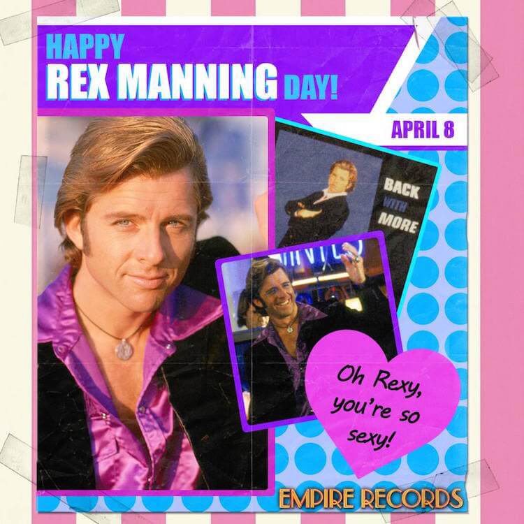 🥳 Happy Rex Manning Day 🎈 #EmpireRecords #StaffPicks #RexManning #RexManningDay